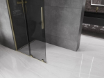 Mexen Velar Walk-in l&uuml;kand du&scaron;isein 70 x 200 cm, grafiit 8 mm, kuldne - 871-070-000-43-50, 70 x 200 cm