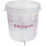 Browin Fermentatsioonin&otilde;u 340439, 30 L, ilma &otilde;lita, kraaniga, kaanega, pol&uuml;prop&uuml;leen, 37.9 cm, 37.1 cm, 40.3 cm