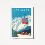 Reproduktsioon Les Alpes 1990