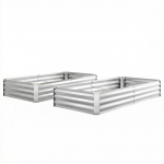 T&otilde;stetud aiapeenrad 180x90x30 cm h&otilde;bedane metall
