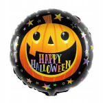 Heeliumi &otilde;hupall "happy Halloween" k&otilde;rvits ja kummitus 45cm