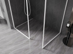 Mexen Kioto-F du&scaron;iseina Walk-in raamiga 160 x 75 cm, l&auml;bipaistev 8 mm, valge - 800-160-202-04-20-075