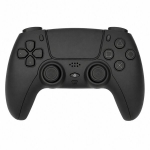 Juhtmevaba Bluetooth-m&auml;ngupult, mis &uuml;hildub PS4, PC, Androidi ja iOS-iga, vibratsiooni, puuteplaadi (Touch Pad), liikumisanduri ja programmeeritavate tagumiste nuppudega (T-411)