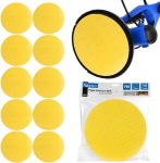 Geko Alumiiniumoksiidi abrasiivne ketas, G78682, 225mm, P80, 10 tk, perforatsiooniga, tugev kinnitamine
