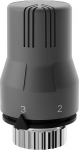 Mexen Uni-Term termostaatiline radiaatoripea, antratsiit - W908-002-66, M30 x 1,5