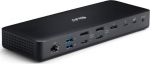 Club3D dokk CSV-1583, 16-in-1, Thunderbolt 4, 40 Gbit/s, 4 Thunderbolt 4 porti, 3 DisplayPort, 2 HDMI, 1 RJ45, 3 USB 3.2, Must