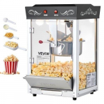 Lauapealne popkornimasin VEVOR 800W, mahutavus 0,2 kg, must