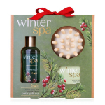 Vannitarvete komplekt Accentra Bath set Winter Spa: du&scaron;igeel, 100 ml + vannisool, 80 g + puidust massaažhari