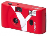 Digikaamera Yashica MF-1 hetkt&otilde;mmise kunst, punane