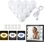 SanLion LED peeglivalgustus, 10 pirni