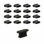 USB Type-C tolmukorgid, silikoon, 16 tk