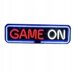 Led "game On" neoonm&auml;rk, punane-valge
