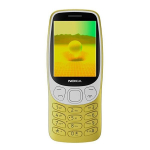 Kahjustatud pakendiga toode. Nokia 3210 4G (2024) Dual SIM 64/128GB Yellow (TA-1618)