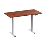 K&otilde;rguse reguleerimisega laud Up Up Bjorn II, 110x60x59 cm, hall/pruun