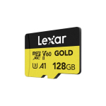 Telefoni m&auml;lukaart Lexar m&auml;lukaart microSDXC 128GB Gold UHS-II V60 A1