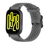 22 mm hingav silikoonist kellarihm, tumehall, Redmi Watch 5 jaoks