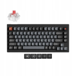 Keychron V1 8k mehaaniline klaviatuur, Super Red l&uuml;litid, Rgb