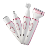 5-&uuml;hes USB-trimmer, SN-8866, valge, juhtmeta, valutu, naistele