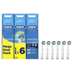 Elektrilise hambaharja otsik Oral-B Precision Clean 6 t&uuml;kki varuhamba pintseli pead CleanMaximizer tehnoloogiaga - 4210201325253