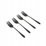 Homla magustoidukahvlite komplekt Abele, must, 4 tk.
