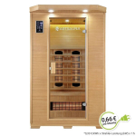 Infrapuna kabiin Oslo 120x100x190 cm hemplipuust
