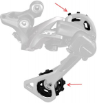 Galet derailleur shimano 11v. xt m8000/8050 (komplekt)