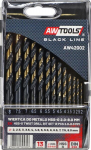 Awtools Hss M2 puurikomplekt metallile, 13 tk., 2-8 mm