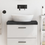 vidaXL vannitoa tasapind, tumepruun, 60x40x(2-6)cm t&ouml;&ouml;deldud t&auml;ispuit