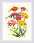 L&otilde;hnav Freesia ristpistekomplekt
