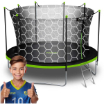 Abɔ Trampoline 13 feet/404 cm kple ememe mesh kple neo-kamedefefe &fnof;e atrakpui .