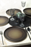 Hermia Concept taldrikukomplekt 275KRM2481, pruun/must, 6-osaline