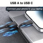 USB Type A - C 3.2 Kiire Laadimine Kaabel Pickify, 0.5m