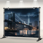 New Yorki linna siluett taustapilt Pickify, 59inch* 82.6inch/150cm*210cm