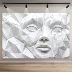 3D Geomeetriliste Joonte Fototaust. Pickify, 59inch* 82.6inch/150cm*210cm