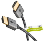 &Otilde;huke Hdmi-kaabel 4k/60hz Ethernetiga, k&otilde;rge andmeedastus