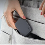 Akupank AUKEY PB-Y53P akupank 10 000 mAh, 22,5 W, USB-C ja USB-A, sisseehitatud USB-C kaabel, hall