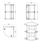 Seinariiul P-10 41.6x64.8 cm Valge