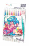 Pentel Brush Sesw30-st8mgpl markerikomplekt, 8 v&auml;rvi