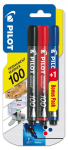 P&uuml;simarker Pilot Sca-100, 3 tk. (must, punane, sinine)