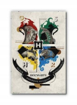 Harry Potteri Animal Crest plakat (91,5x61 cm)