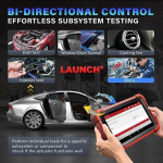Multimarkne auto diagnostikakott - LAUNCH - CRP919XBT - Kahepoolne kontroll - DBScar VII VCI - USB A/USB C