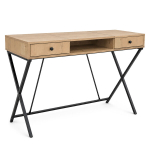 Arvutilaud Crossline, 120x50x80,5 cm, pruun/must