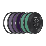 FREEWELLI MAGNETFILTRID 77MM M2 SEERIA 5 FILTRI JA CPL-FILTRI KOMPLEKT