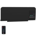 Seinale kinnitatav elektrikeris puldiga, LCD-ekraaniga, 54,5 &times; 21,5 &times; 12 cm, must