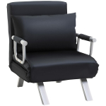 Sofa-voodi &uuml;hekohaline, reguleeritav seljatugi, veluur, 101 x 61 x 83 cm, must