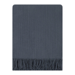 Puuvillane pleed Cozy Blankets, 100% puuvill, dekoratiivsete narmastega &ndash; pehme naturaalne pleed koju ja puhkuseks 140&times;200 cm, 140x200