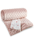 Eurofirany laste pleed Baby5, 110x140 cm, roosa/valge