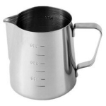 Roostevabast terasest piima vahustamise kann BaristaCraft, 350 ml
