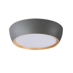 Laelamp Candellux Abruzzo 14-24114 24W LED hall, puidust, valge hajutiga