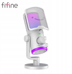 Fifine Am6w Usb Rgb kondensaatorstuudio mikrofon